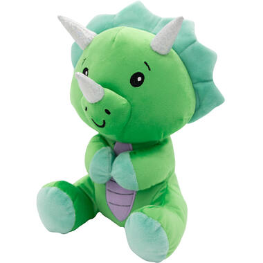 2-in-1 plush toy balloon weight dinosaur with loop 21cm, 170g