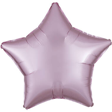 Standard Silk Lustre Pink Star Foil Balloon C16 Packaged 48 cm