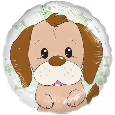 Standard - Playful Dog - UNI Foil Balloon RP40 Packaged 45 cm