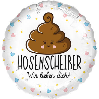 Standard - Hosenscheißer - GER Foil Balloon RP40 Packaged 45 cm