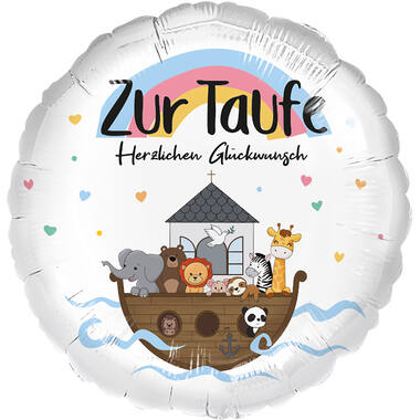 Standard - Zur Taufe - GER Foil Balloon RP40 Packaged 45 cm
