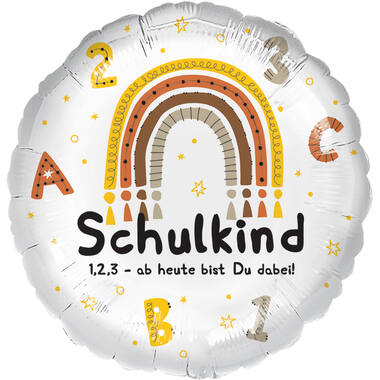 Standard - Schulkinder - GER Foil Balloon RP40 packaged 45 cm / 18"