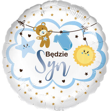 Standard - Bedzie Syn - POL Foil Balloon RP40 Packaged 45 cm