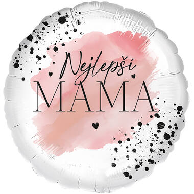 Standard - Nejlepsi mama - CZE Foil Balloon RP40 Packaged 45 cm