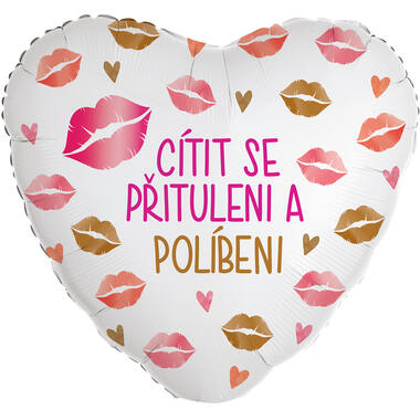 Standard Heart - Laska a neha - CZE Foil Balloon RP40 Packaged 45 cm