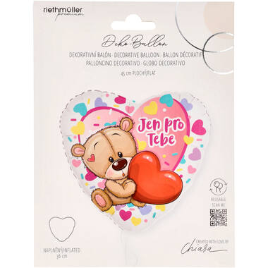 Standard - Jen pro tebe - CZE Foil Balloon RP40 Packaged 45 cm