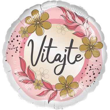 Standard - Vitajte - SLO Foil Balloon RP40 Packaged 45 cm