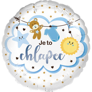 Standard - Je to chlapec - SLO Foil Balloon RP40 Packaged 45 cm
