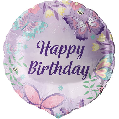 Standard Flutter Garden Foil Balloon C40 Packaged 43 cm