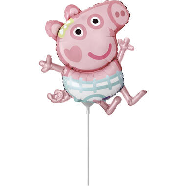 Mini Shape Peppa Pig Evie Foil Balloon R30 Bulk 22 cm x 30 cm
