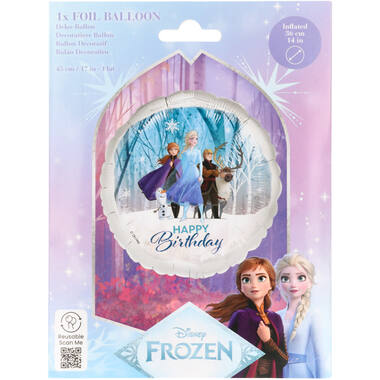 Foil Balloon - Frozen "HAPPY Birthday" - 45 cm