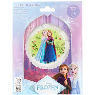 Foil Balloon - Frozen Anna & Elsa - 45 cm