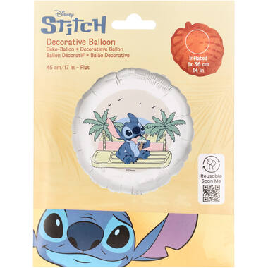 Foil Balloon - Stitch Ice Cream - 45 cm