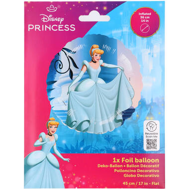 Foil Balloon - Cinderella - 45 cm