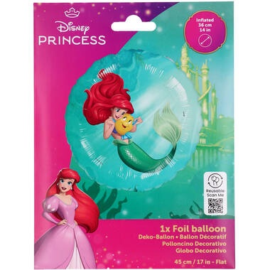 Foil Balloon - Princess Ariel - 45 cm