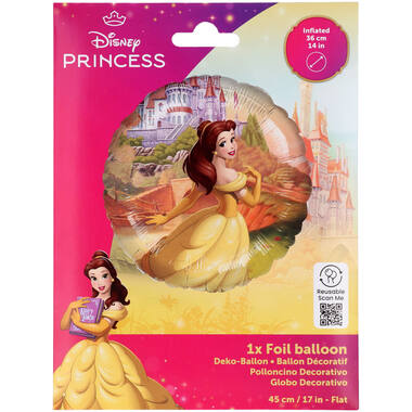 Foil Balloon - Princess Belle - 45 cm