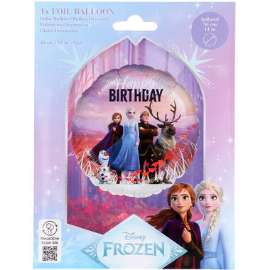 Foil Balloon - Frozen "HAPPY Birthday" - 45 cm