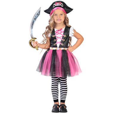 Child Costume Sparkly Pirate Age 3 - 4 Years