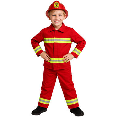 Child Costume Firefighter Age 10 - 12 Years