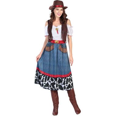 Adult Costume Wild West Cowgirl Size XL