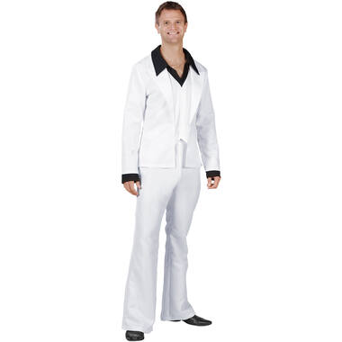 Adult Costume Disco Suit White