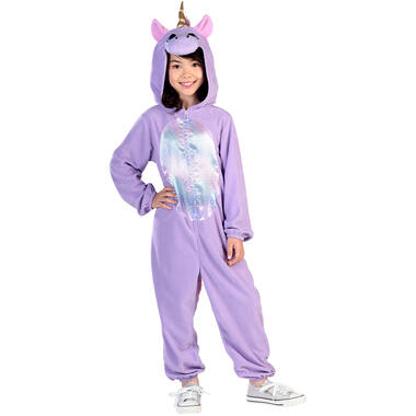 Child Costume Unicorn Fleece Onesie Age 3-4 Years