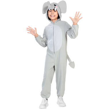 Child Costume Elephant Fleece Onesie 6-8 Years