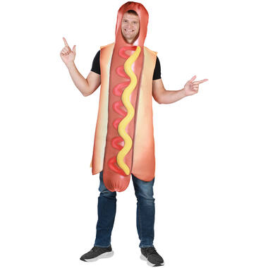 Adult Costume Hot Dog Tabard Size XL