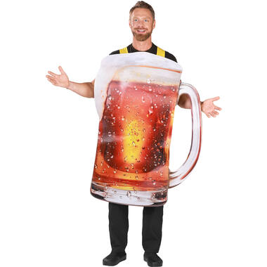 Adult Costume Pint Of Beer Tabard Size M/L