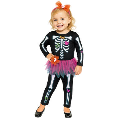 Child Costume Skeleton Cutie Age 3 - 4 Years