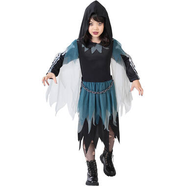 Child Costume Grim Reaper Girl Age 3 - 4 Years