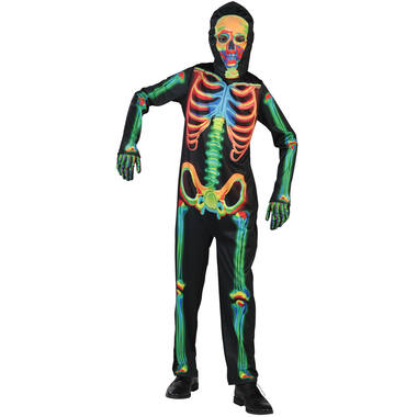 Child Costume GID Skeleton Age 10 - 12 Years