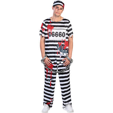 Adult Costume Zombie Prison Break Size M