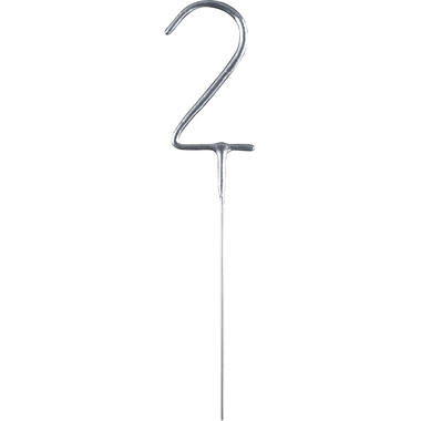 Sparkler Number 2 Silver 14.5 cm 30-60 Seconds