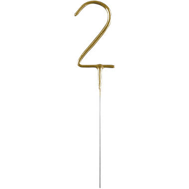 Sparkler Number 2 Gold 14.5 cm 30-60 Seconds