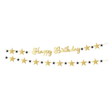 Letter Banner Starlight Birthday Paper 213 x 16.2 cm