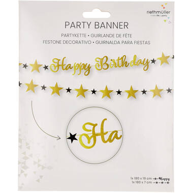 Letter Banner Starlight Birthday Paper 213 x 16.2 cm