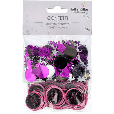 Confetti Starlight Birthday Pink Paper 34 g