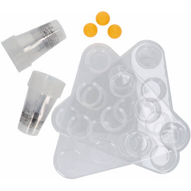 Drinking Game Beer Pong 27 Pieces Plastic