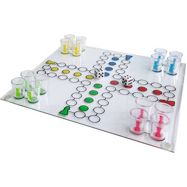 Drinking Game Drinking Ludo 19 Pieces Plastic