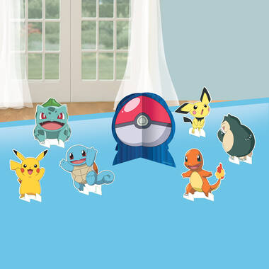 Table Decorating Kit Pokémon 2024 Paper 7 Parts 8 x 10 cm / 13 x 17 cm