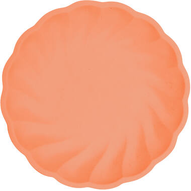 6 Plates Vert Decor Round Dark Orange 18.8 cm