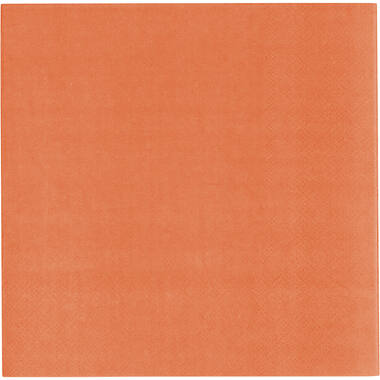 20 Napkins Vert Decor 3-ply Dark Orange 33 x 33 cm