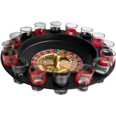 Drinking Game Drinking Roulette 19 Pieces Plastic