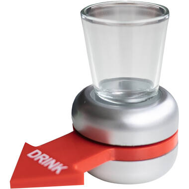 Drinking Game Shot Spinner 2 Pieces Plastic