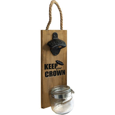 Bottle Opener with Collection Bottle Plastic
