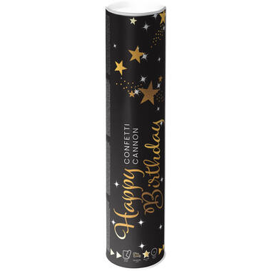 Confetti Cannon Starlight Birthday 28 cm