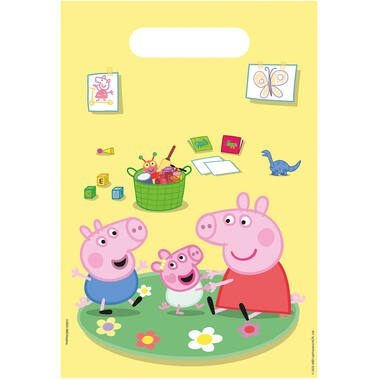 6 Lootbags Peppa Pig Paper