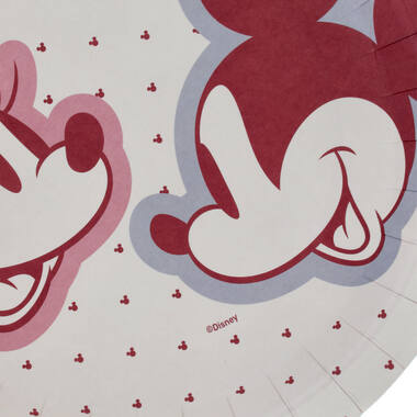 Plates - Mickey&Minnie - Gender Reveal - 23 cm - 8 pieces