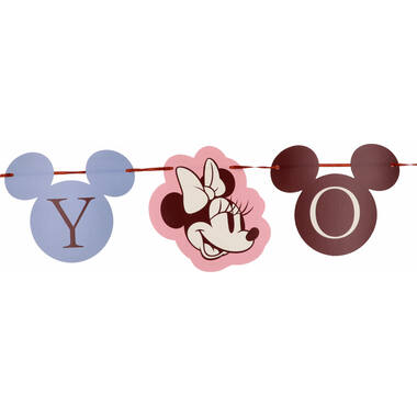 Letter Banner - Mickey&Minnie - Gender Reveal - 3 m